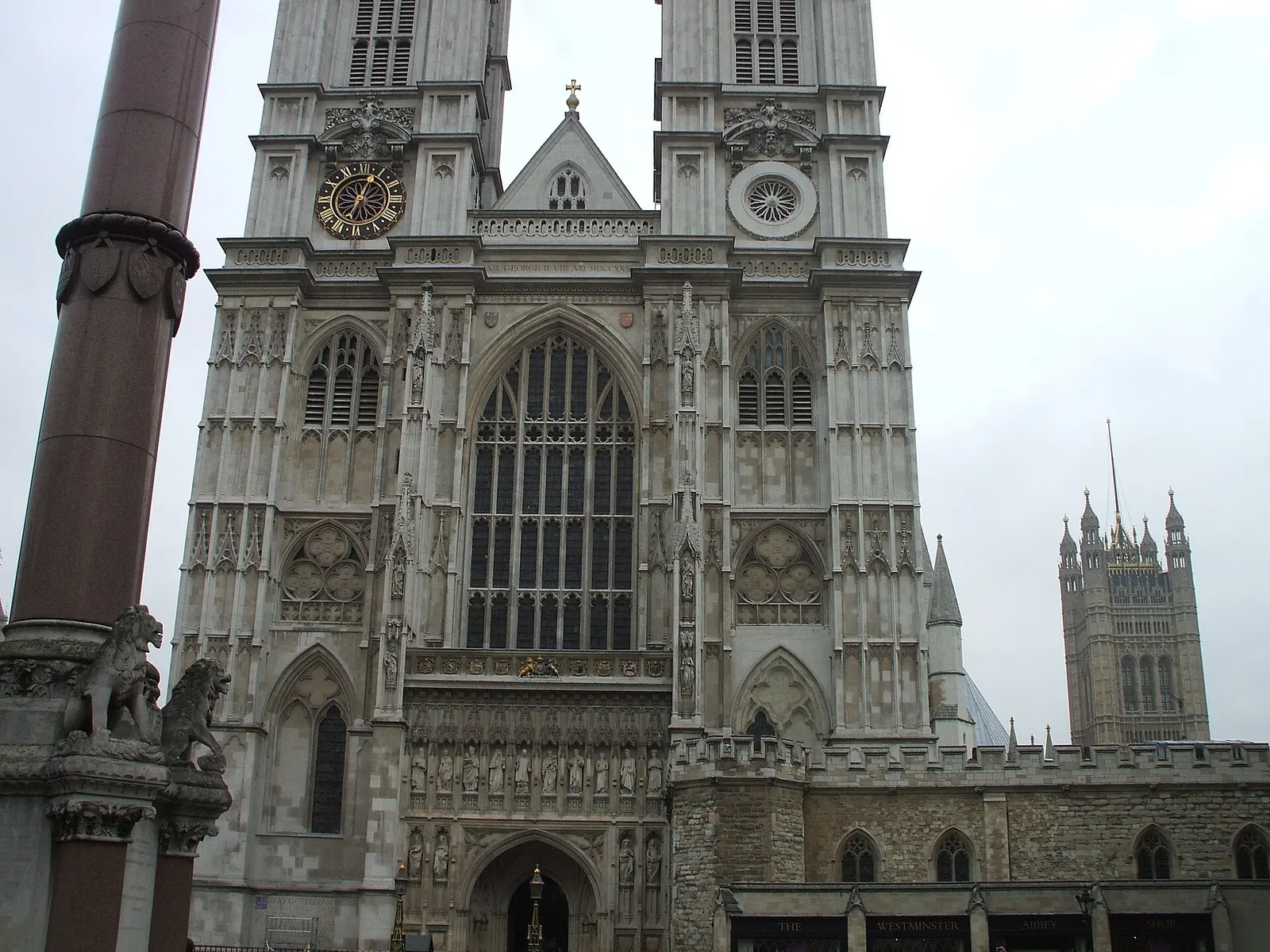 The west front of Westminster Abbey