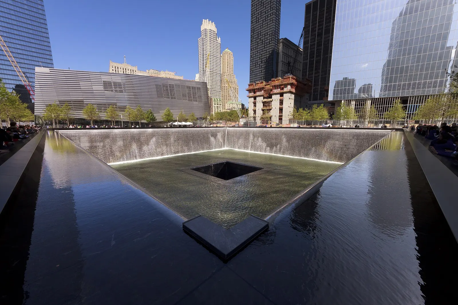 The South Pool at the National September 11 Memorial