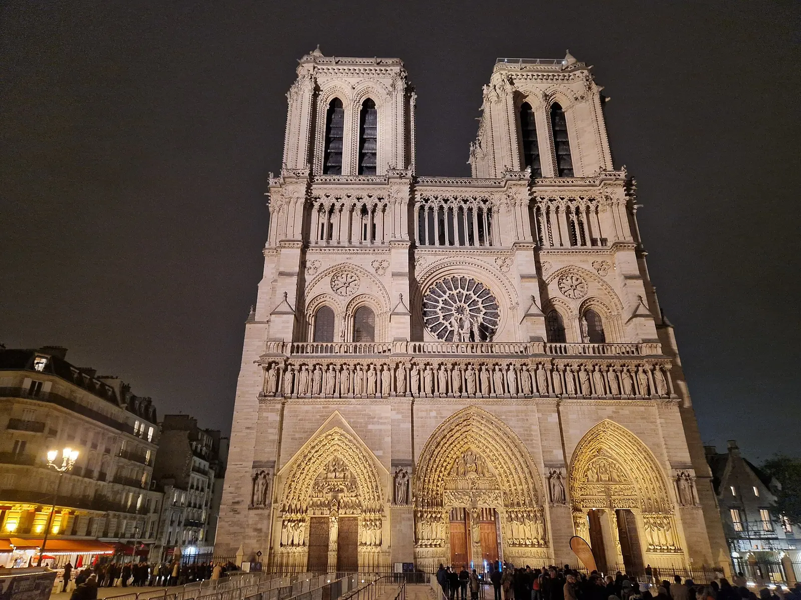 The west front of Notre-Dame de Paris